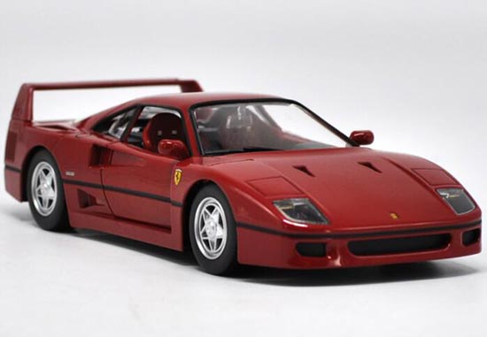 Diecast Ferrari F40 Model Red 1 24 Scale By Bburago [vb2a658]