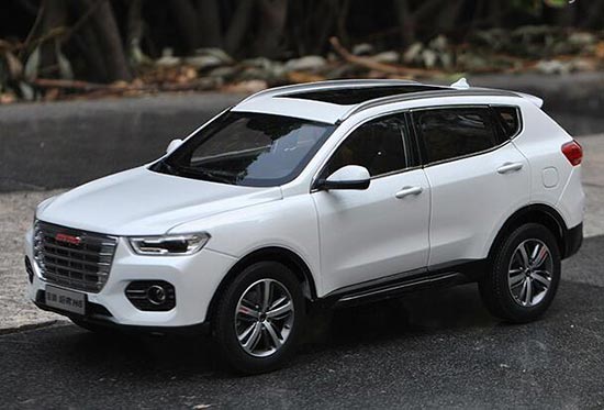 Diecast Haval New H6 SUV Model 1:18 Scale White [VB2A750]