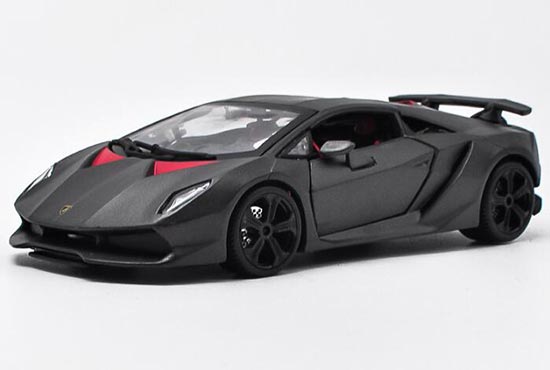 Diecast Lamborghini Sesto Elemento Model 1:24 Black By MaiSto
